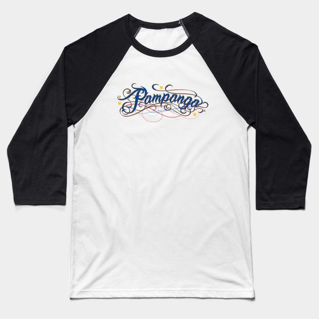 Pampanga Tribal Baseball T-Shirt by CALMA